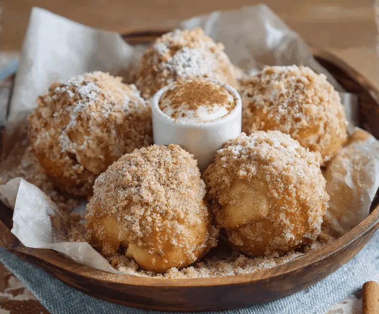 Delicious Air Fryer Apple Pie Bombs with golden crust and warm apple filling ready to serve