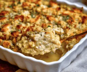 Chicken and Stuffing Bake