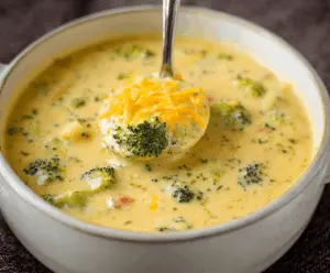 Creamy Potato Broccoli Cheddar Soup