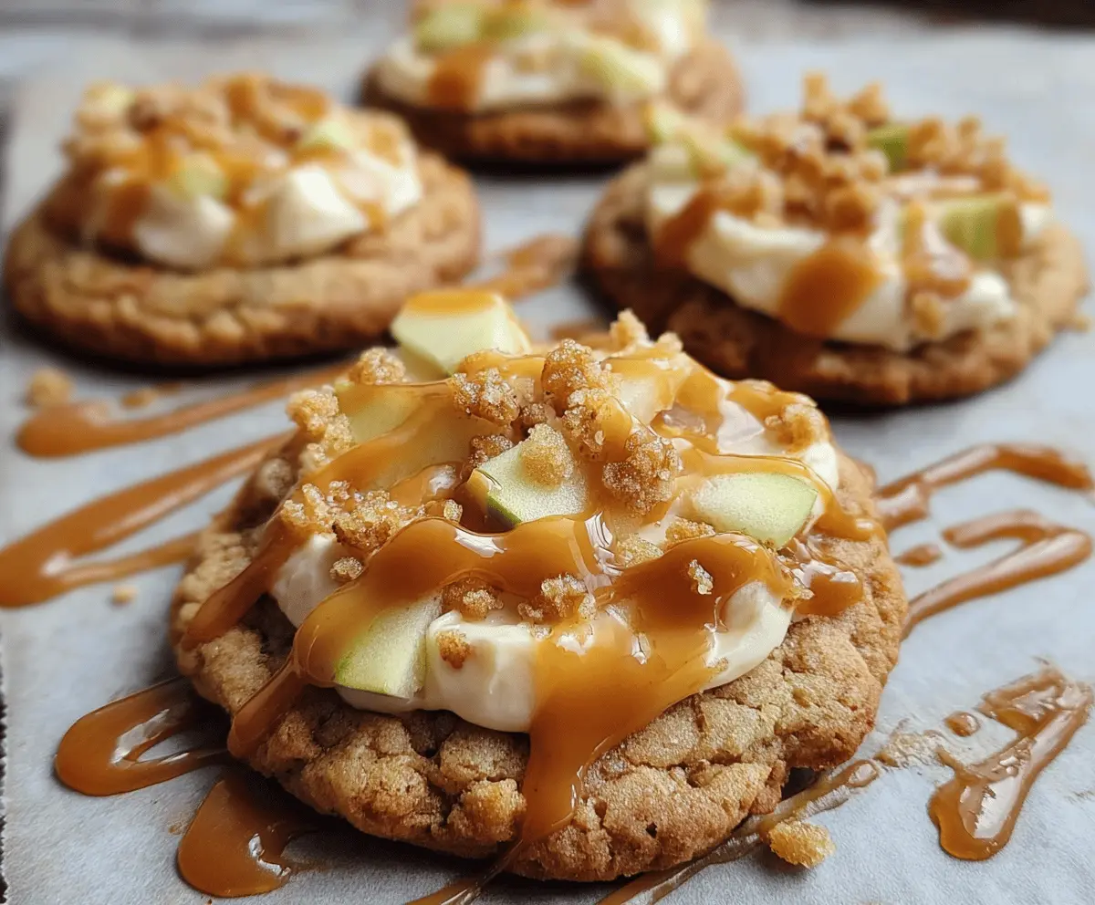 Soft Caramel Apple Cookies Recipe