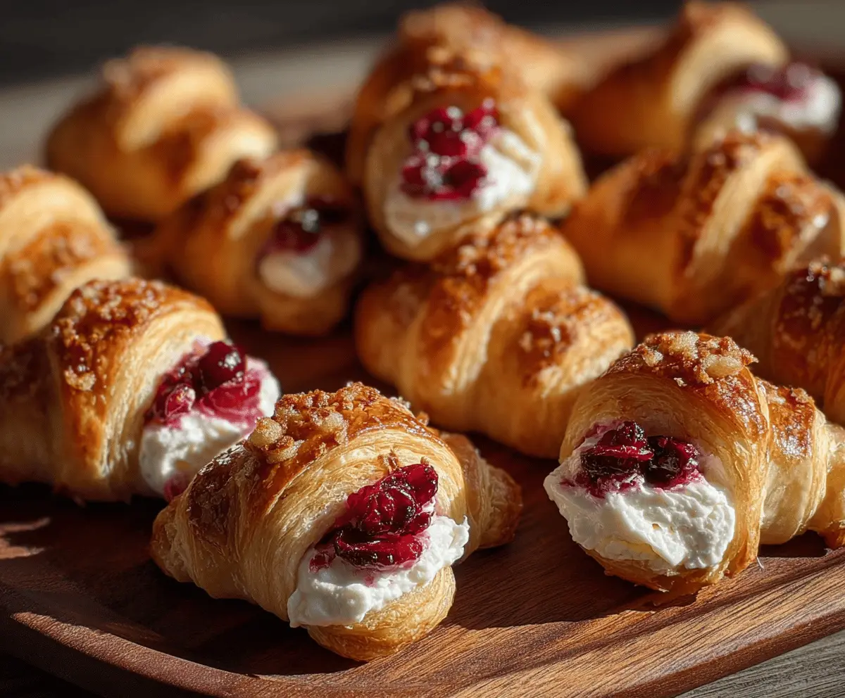 Easy Cranberry Cream Cheese Bites