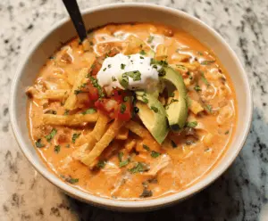 Creamy Chicken Tortilla Soup