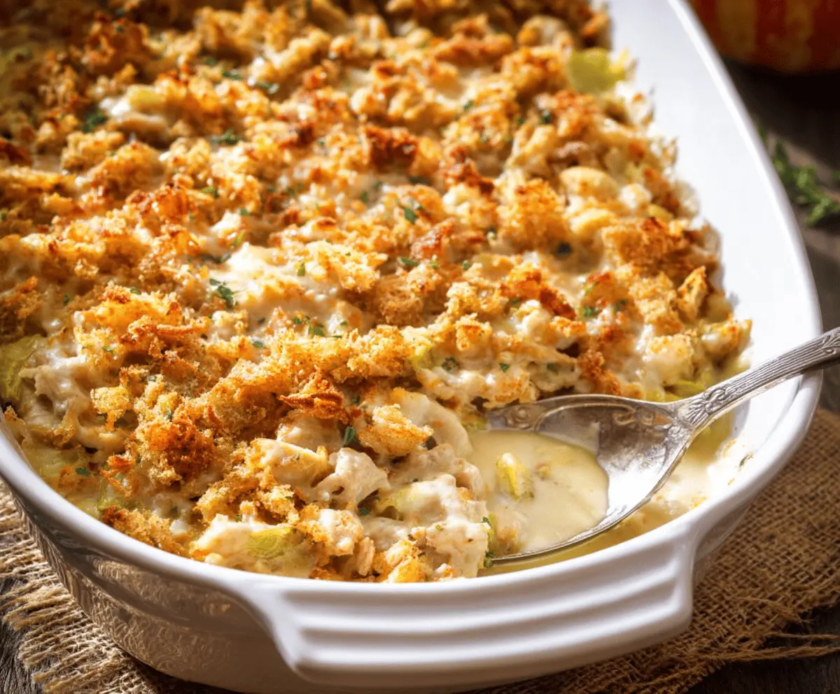 Easy Creamy Turkey Casserole