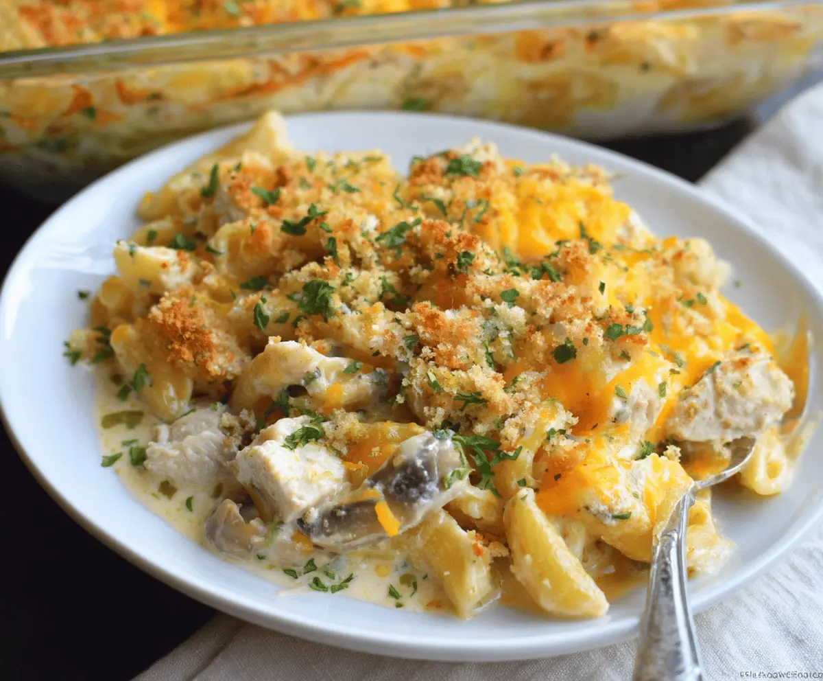 Creamy Turkey Casserole — rich, hearty, and family-friendly