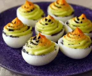 Creepy Deviled Eggs