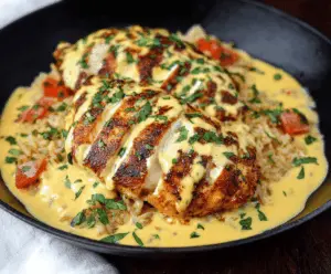 Mexican Chicken with Cheese Sauce