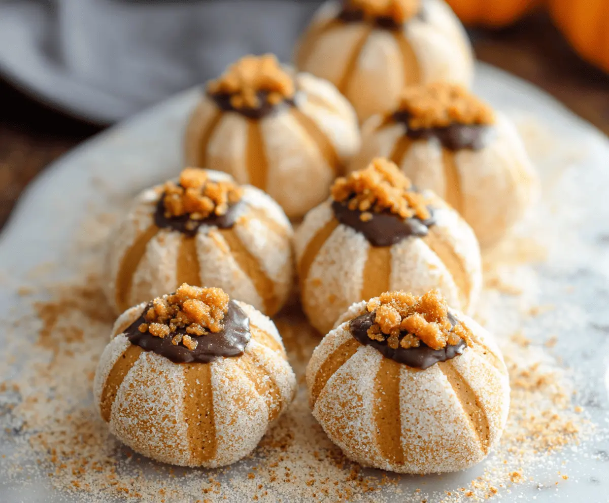 Easy Pumpkin Cheesecake Truffles