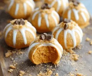 Pumpkin Cheesecake Truffles