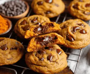 Pumpkin Chocolate Chip Cookies