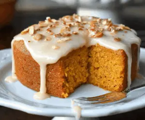 Sweet Potato Butter Cake with Easy Glaze