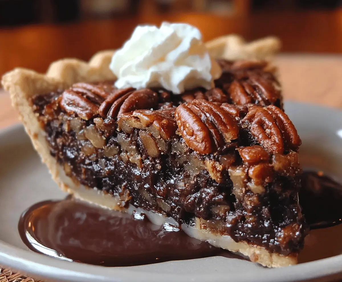 Texas Chocolate Pecan Pie Recipe