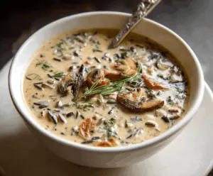 Wild Rice Mushroom Soup