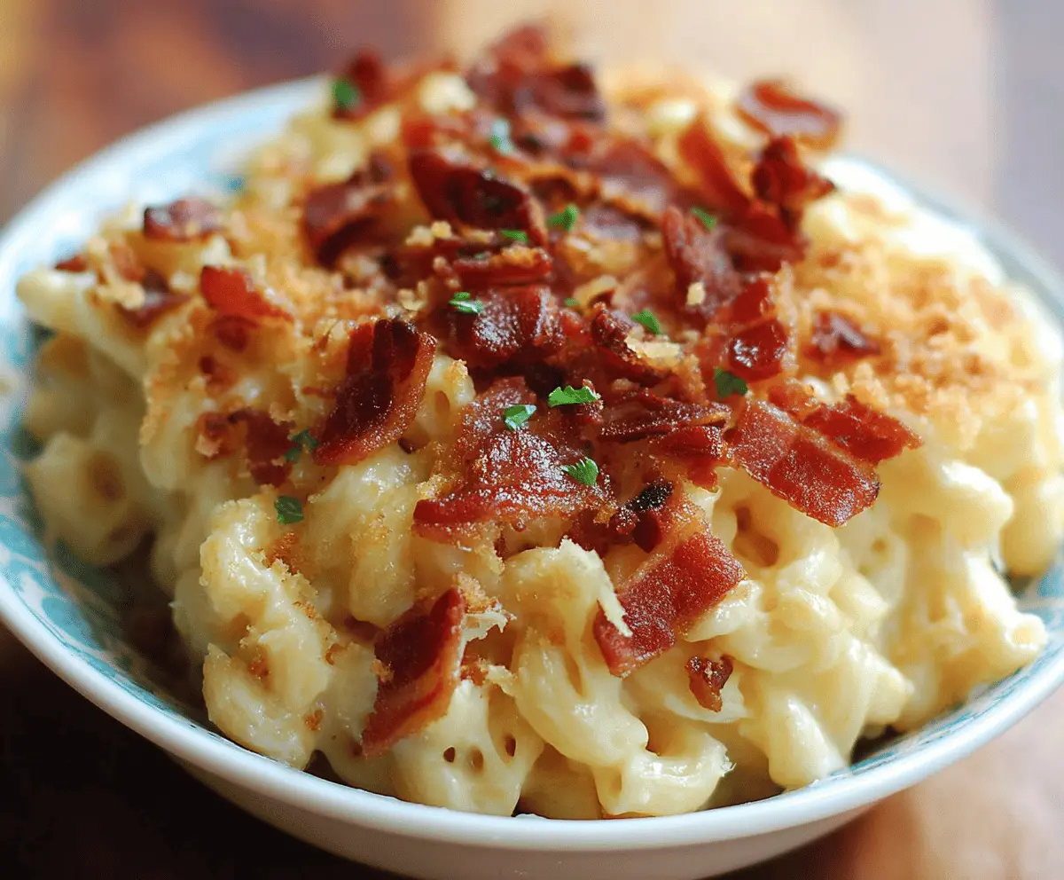 Creamy Bacon Mac and Cheese
