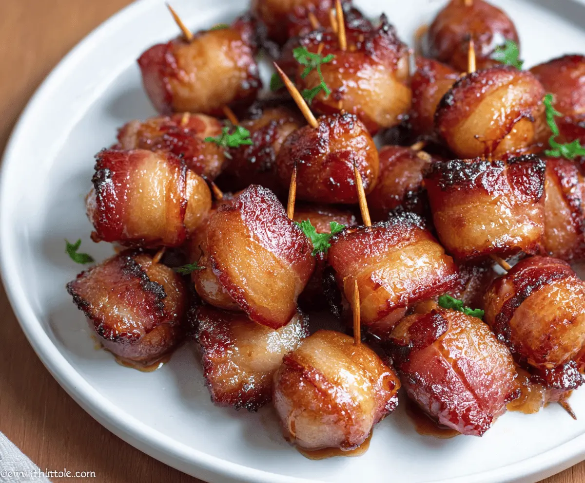 Easy Bacon Wrapped Water Chestnuts