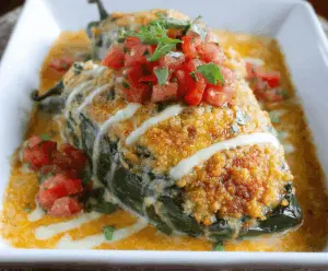 Baked Chicken Chili Relleno