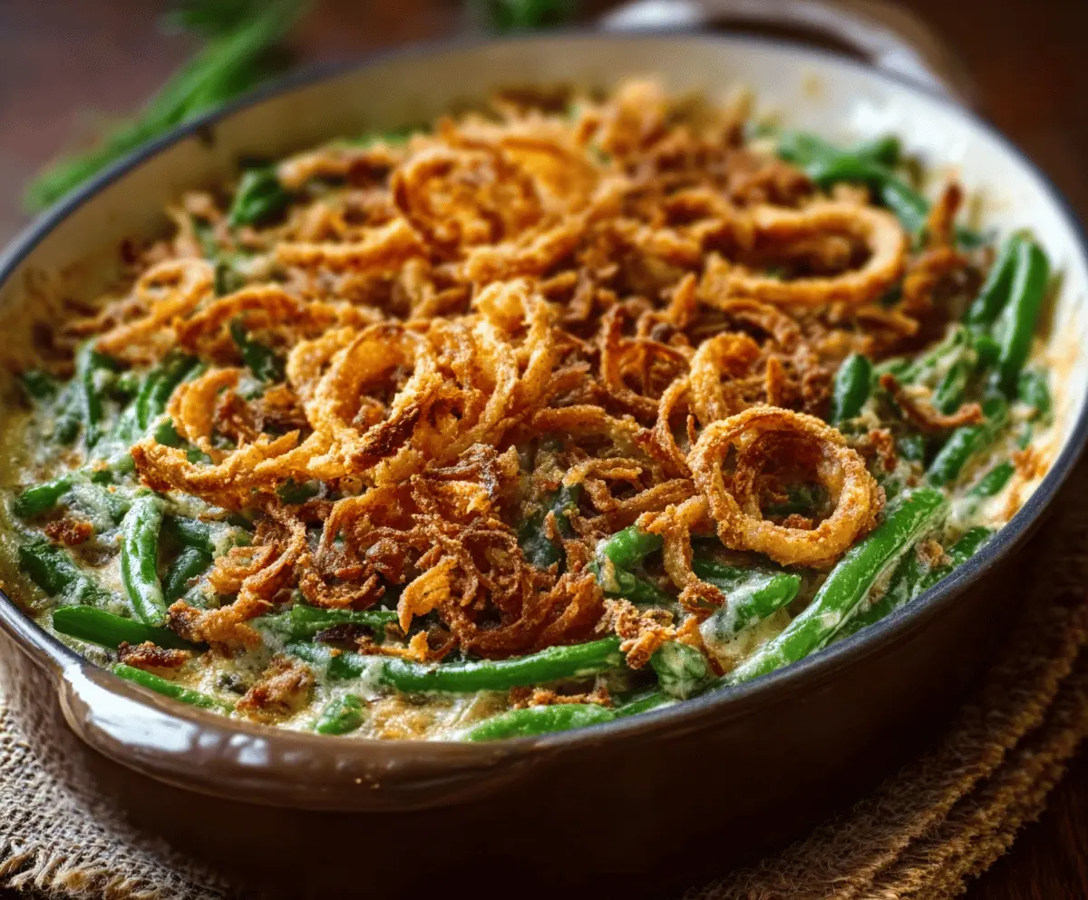 Easy Barefoot Contessa Green Bean Casserole