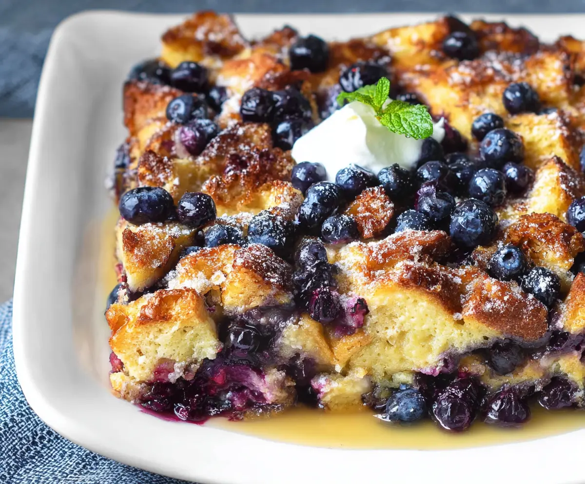 Easy Blueberry French Toast Bake