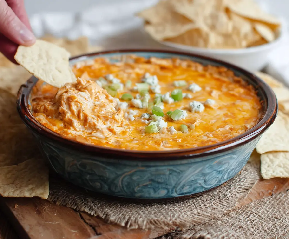 Easy Buffalo Chicken Dip Recipe