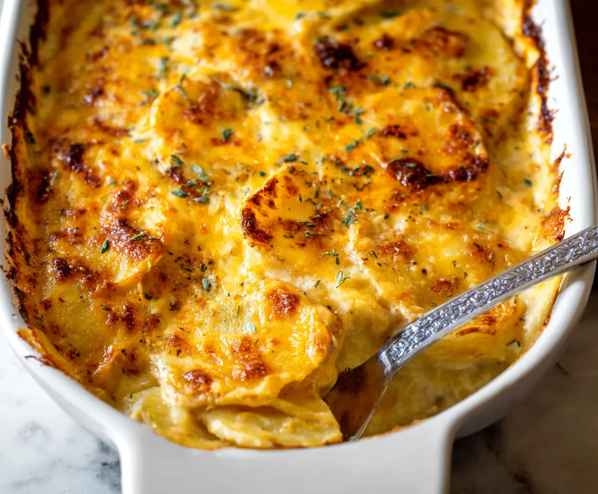 Easy Cheesy Scalloped Potatoes