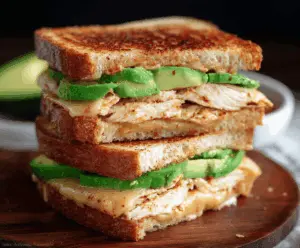 Chicken Avocado Melt Sandwich