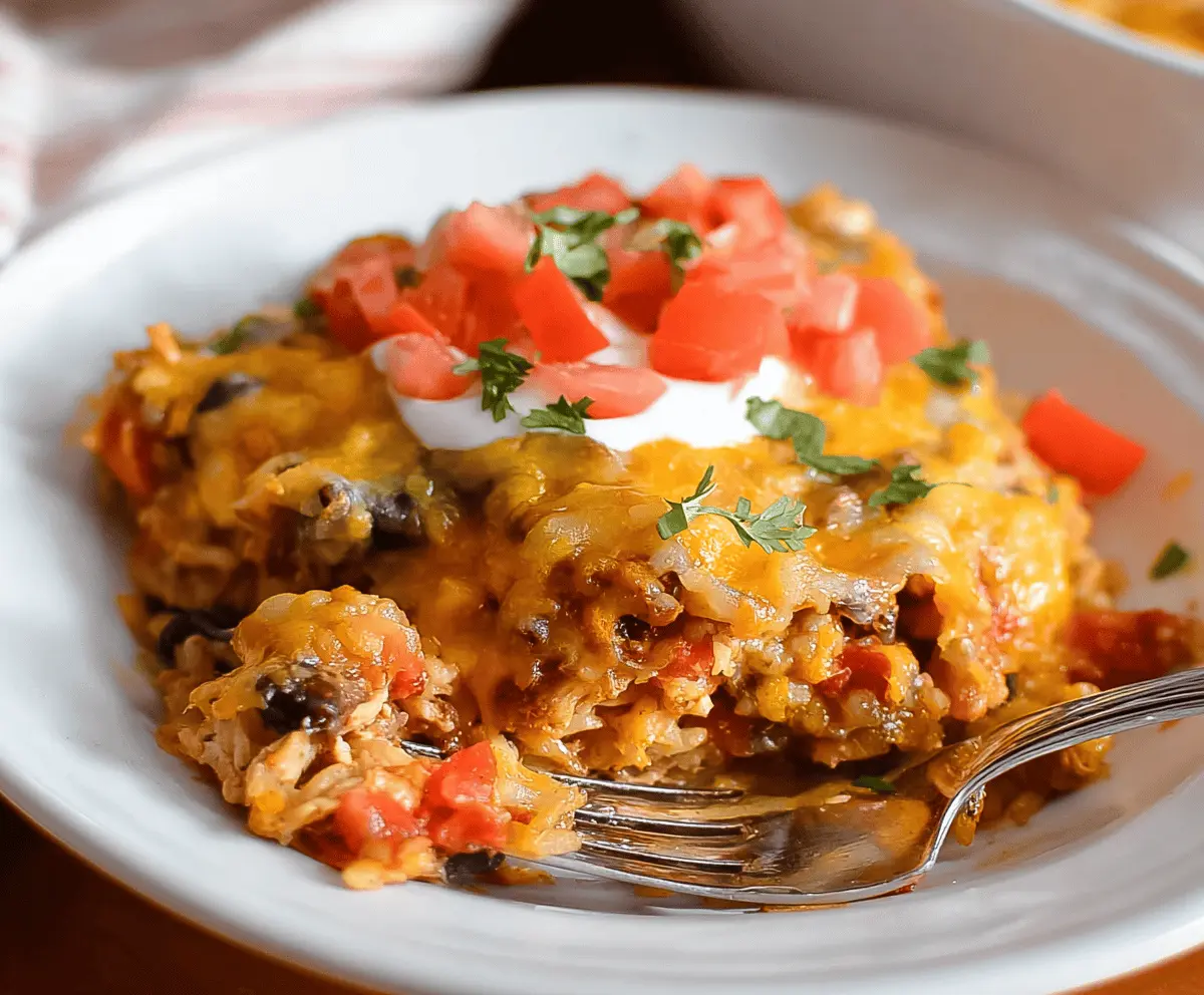 Easy Chicken Taco Casserole Recipe