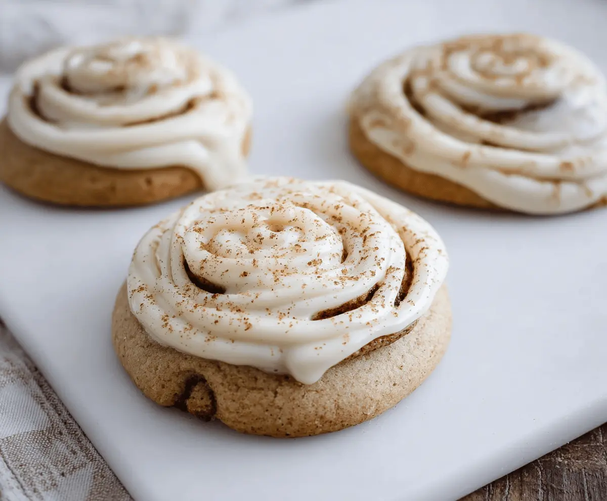 Soft Cinnamon Roll Cookies Recipe