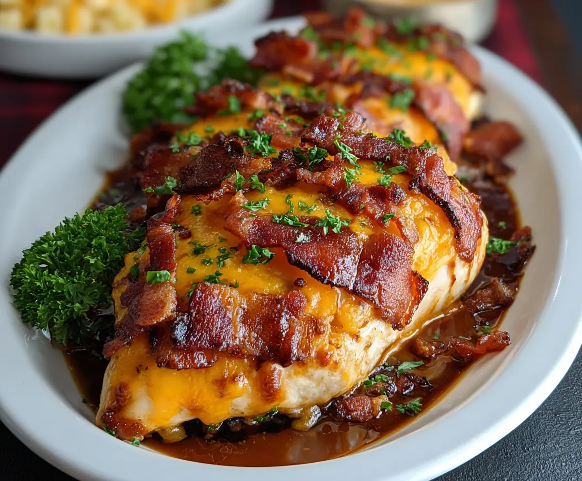 Easy Cowboy BBQ Bacon Cheddar Chicken