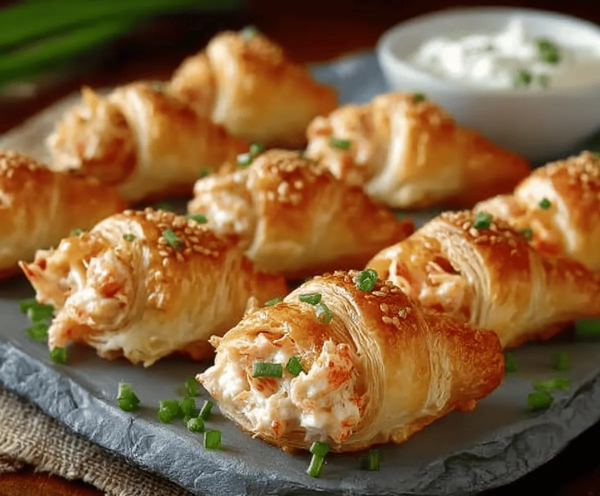 Easy Crab Crescent Bites Recipe