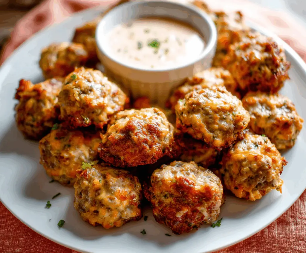 Cream Cheese Sausage Balls
