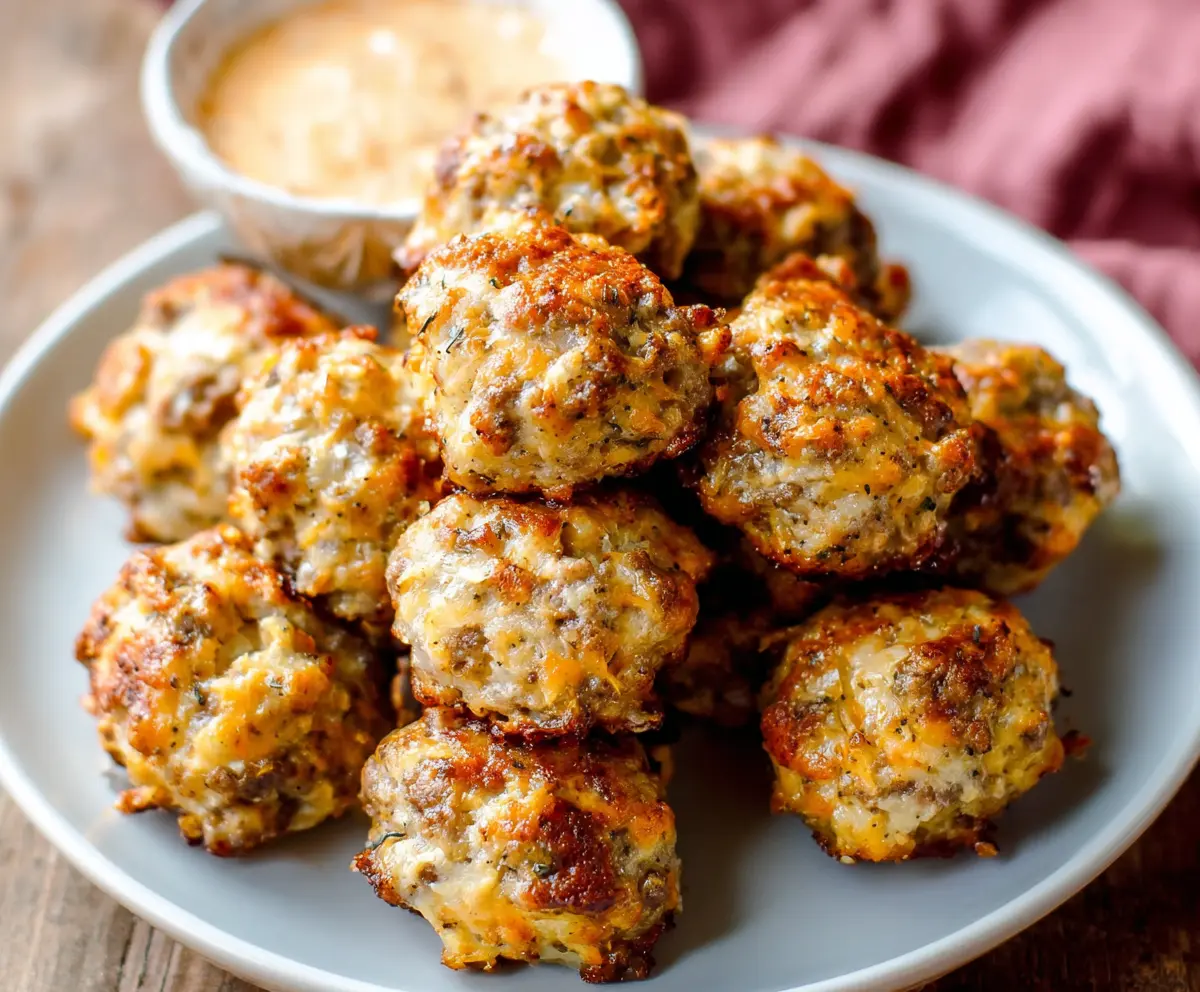 Easy Cream Cheese Sausage Balls Recipe