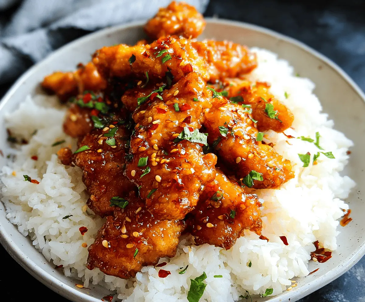 Crispy Honey Garlic Chicken Recipe