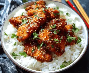 Crispy Chinese Honey Garlic Chicken