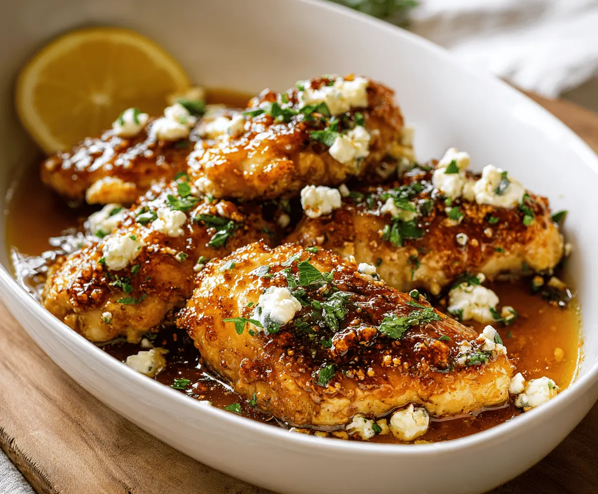 Crispy Hot Honey Feta Chicken Recipe