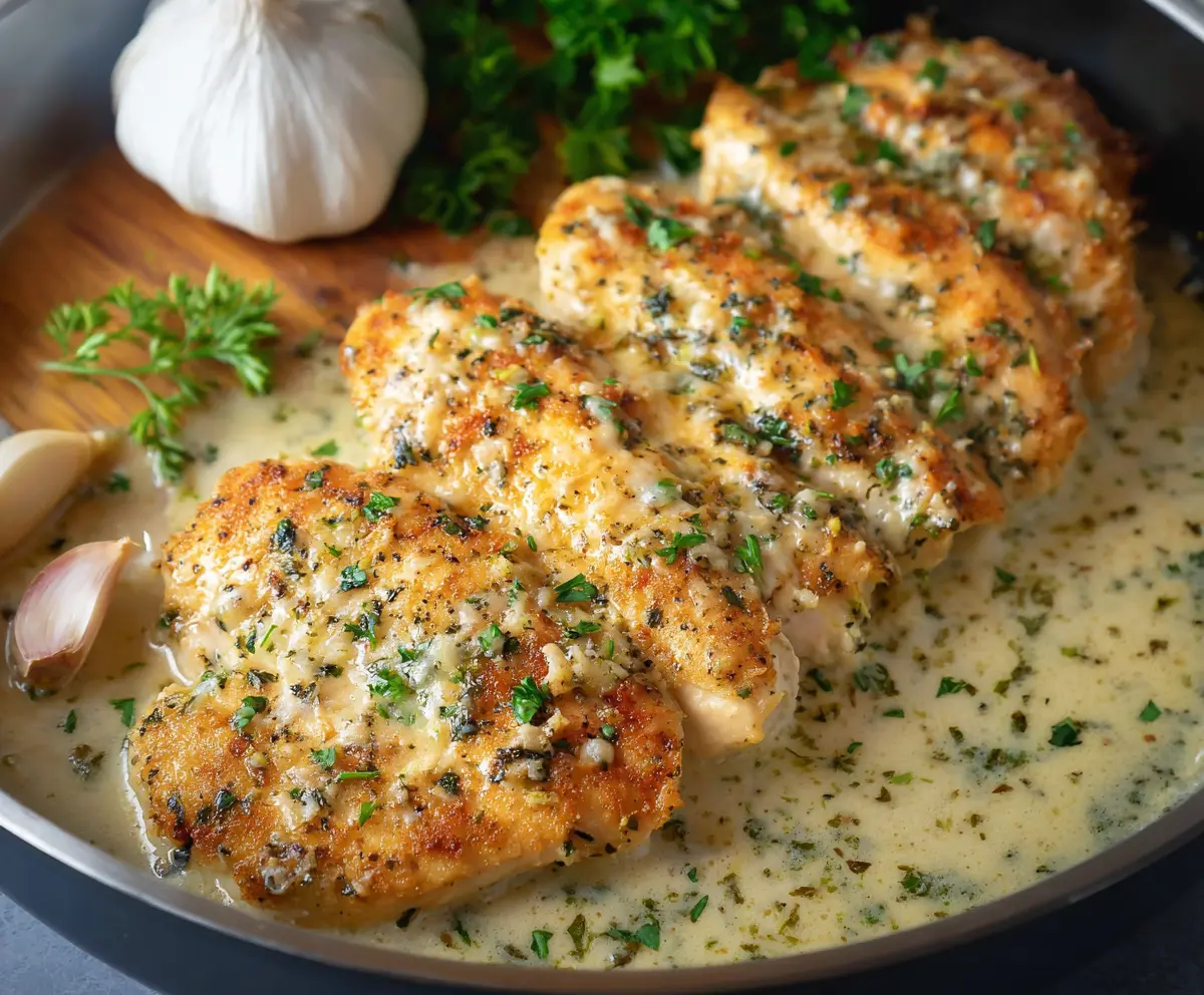 Easy Garlic Parmesan Chicken Bake