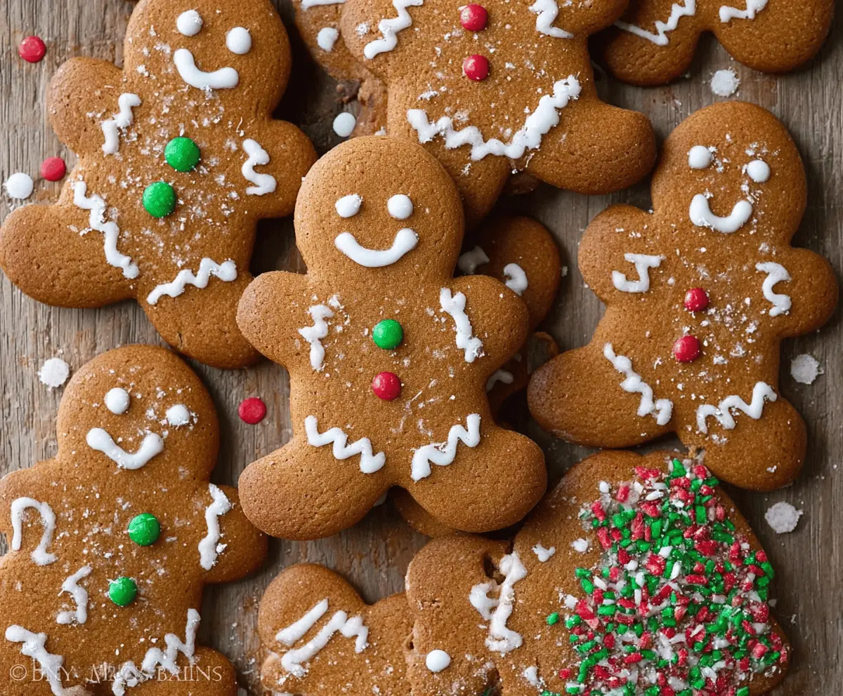 Classic Gingerbread Man Cookies Recipe