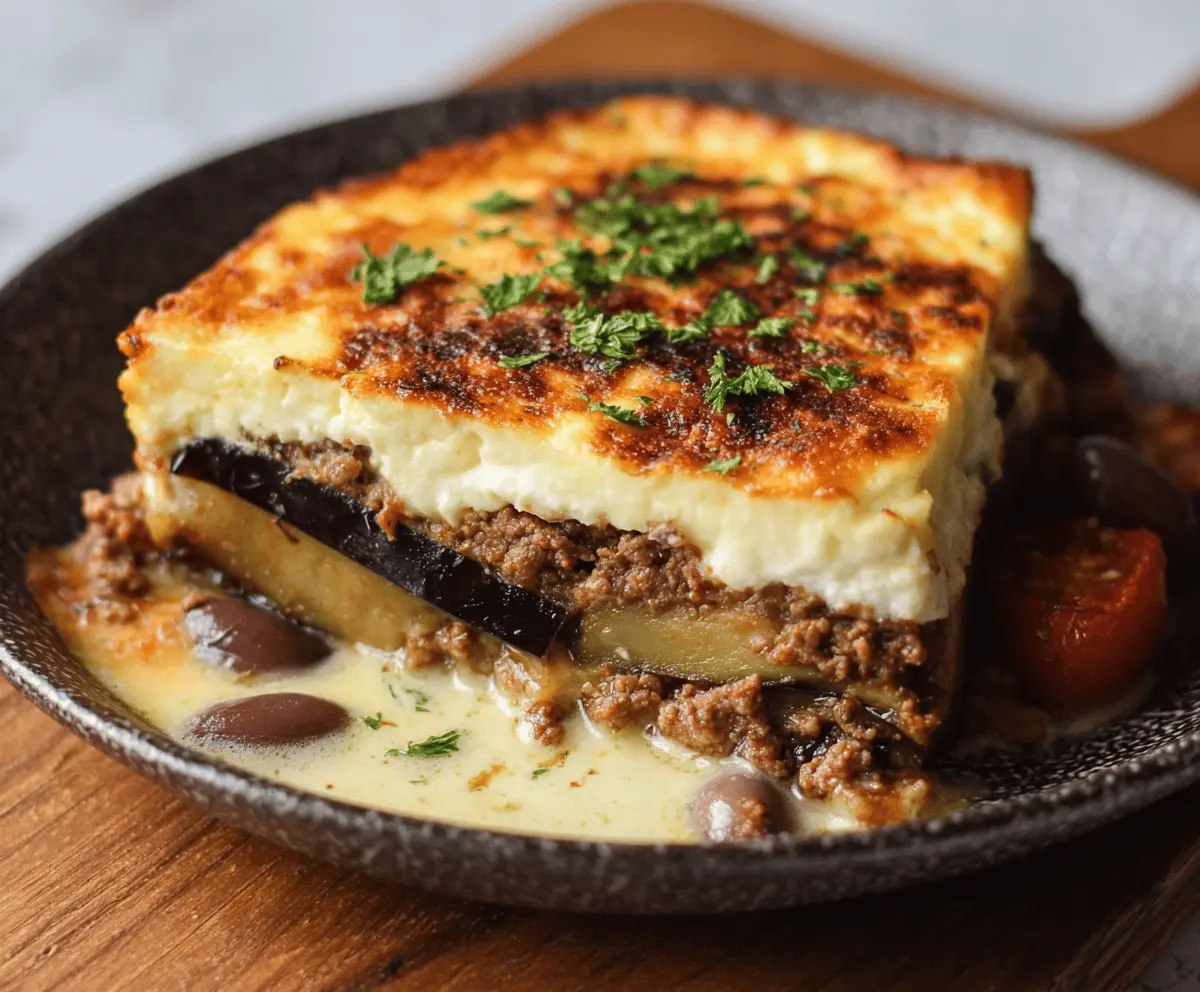 Easy Greek Moussaka Recipe