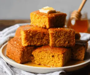 Honey Butter Sweet Potato Cornbread