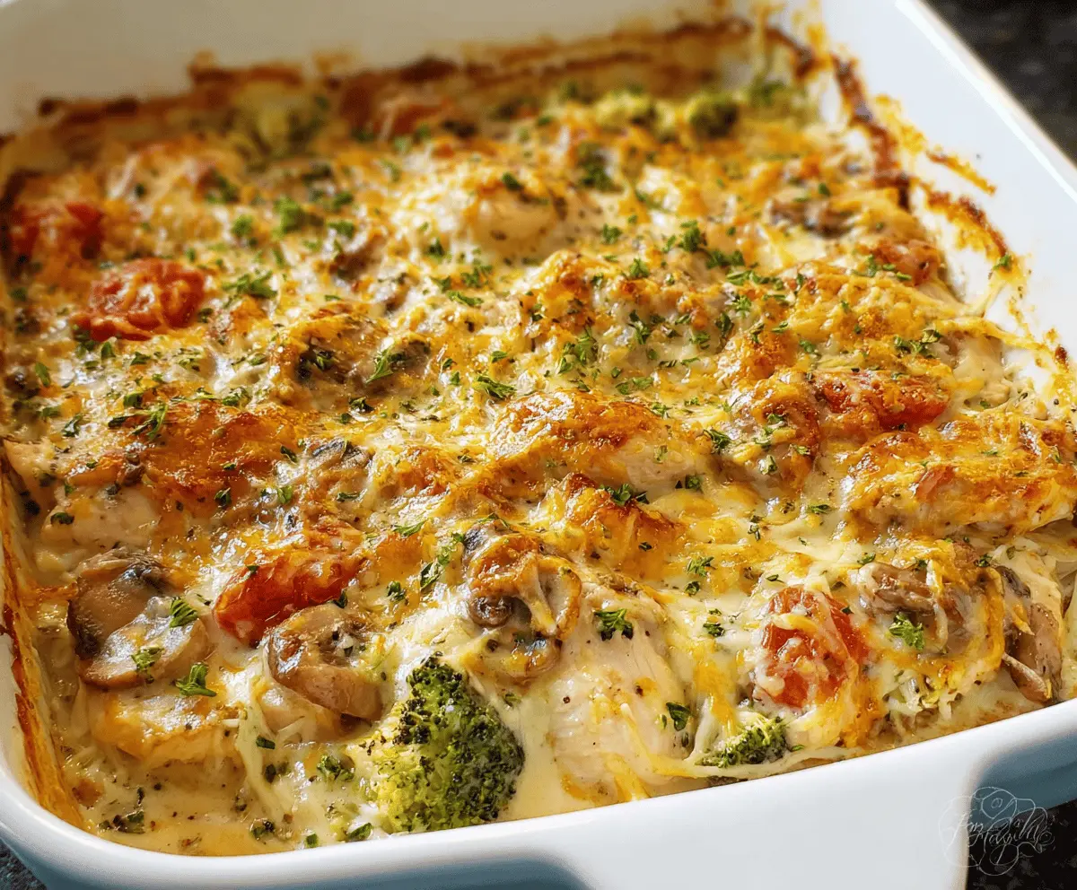 Easy Low Carb Chicken Casserole