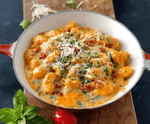 Millionaire Gnocchi with Creamy Sauce