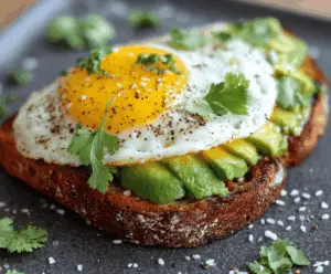 Avocado & Egg Breakfast Toast