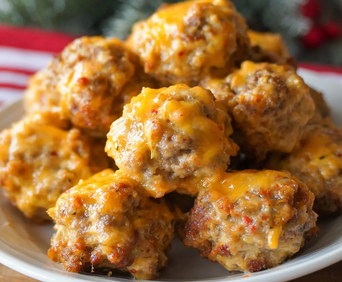 Easy Rotel Sausage Balls Recipe