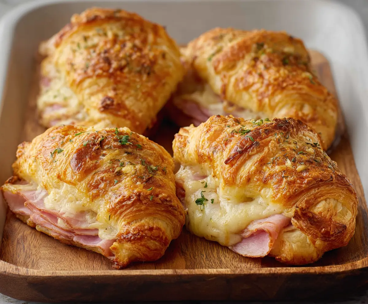 Easy Savory Ham Cheese Croissant