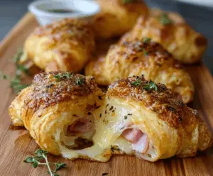 Savory Ham and Cheese Croissant Delights