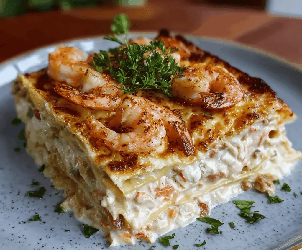 Shrimp Crab Lasagna