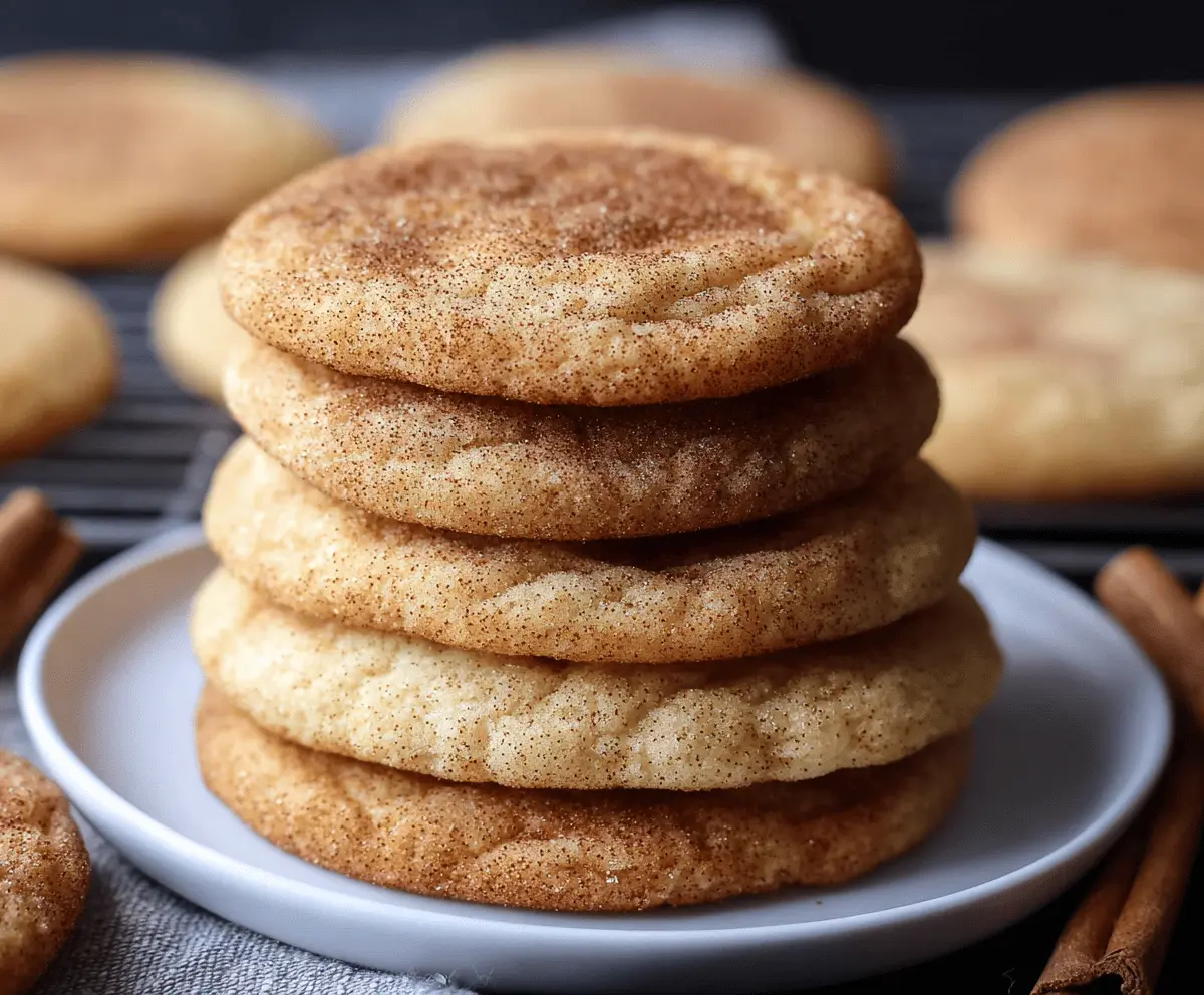 Easy Snickerdoodle Cookies Recipe