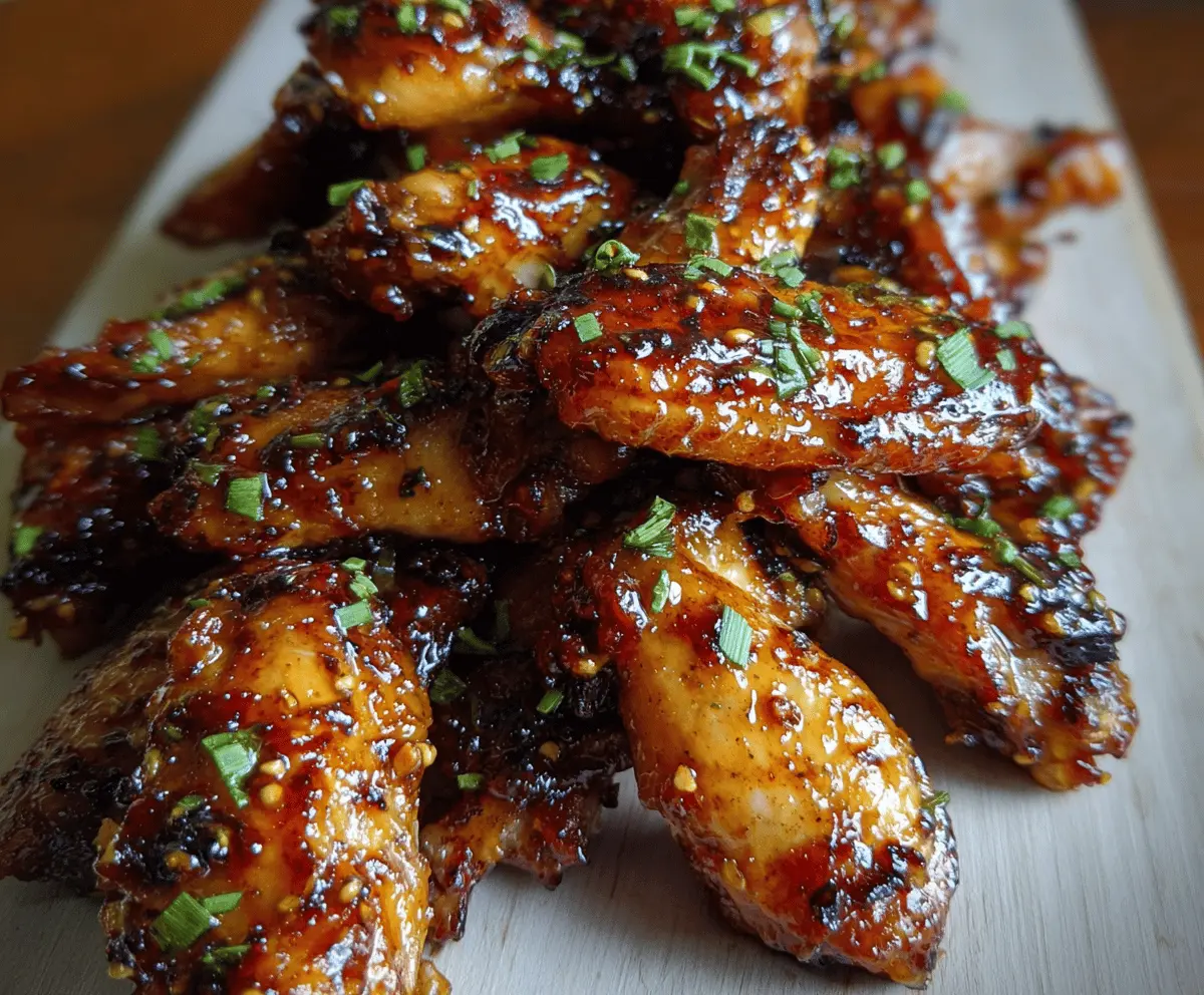 Sticky Pineapple Teriyaki Wings
