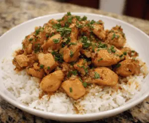 Stir-Fried Chinese Garlic Chicken