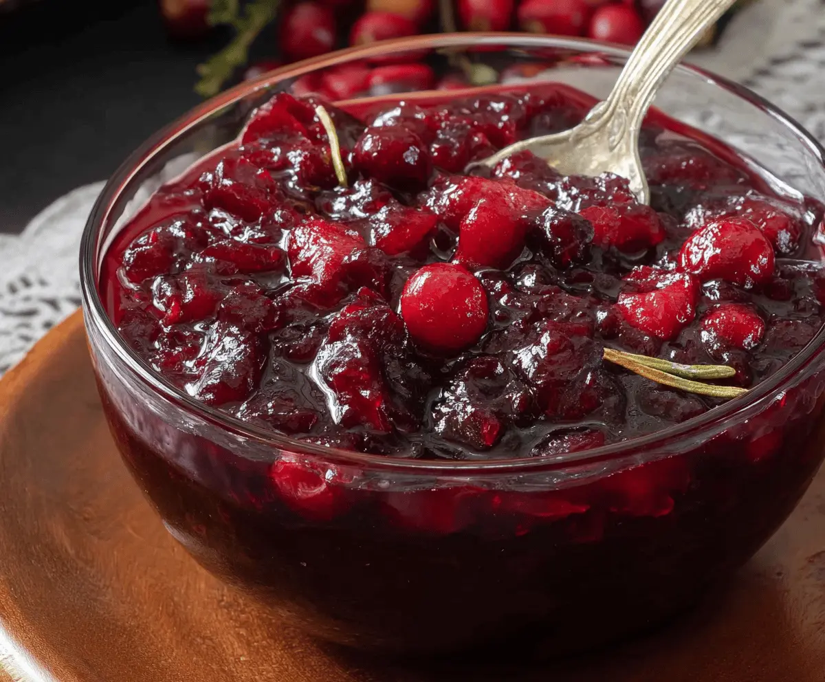 Easy Christmas Cranberry Sauce