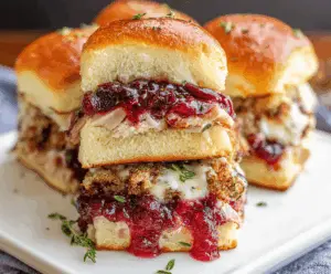 Turkey Cranberry Sliders