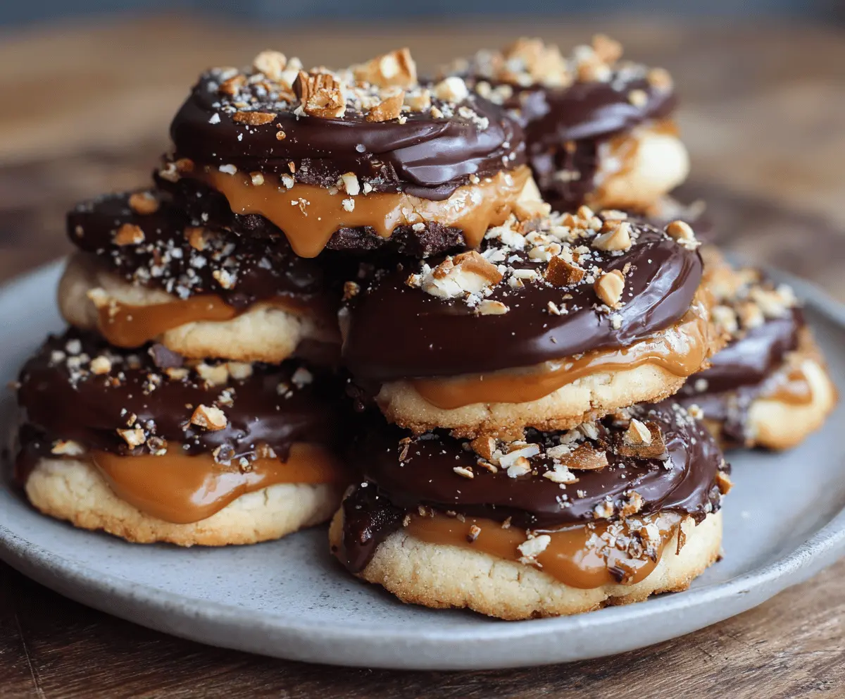 Easy Twix-Style Cookies Recipe